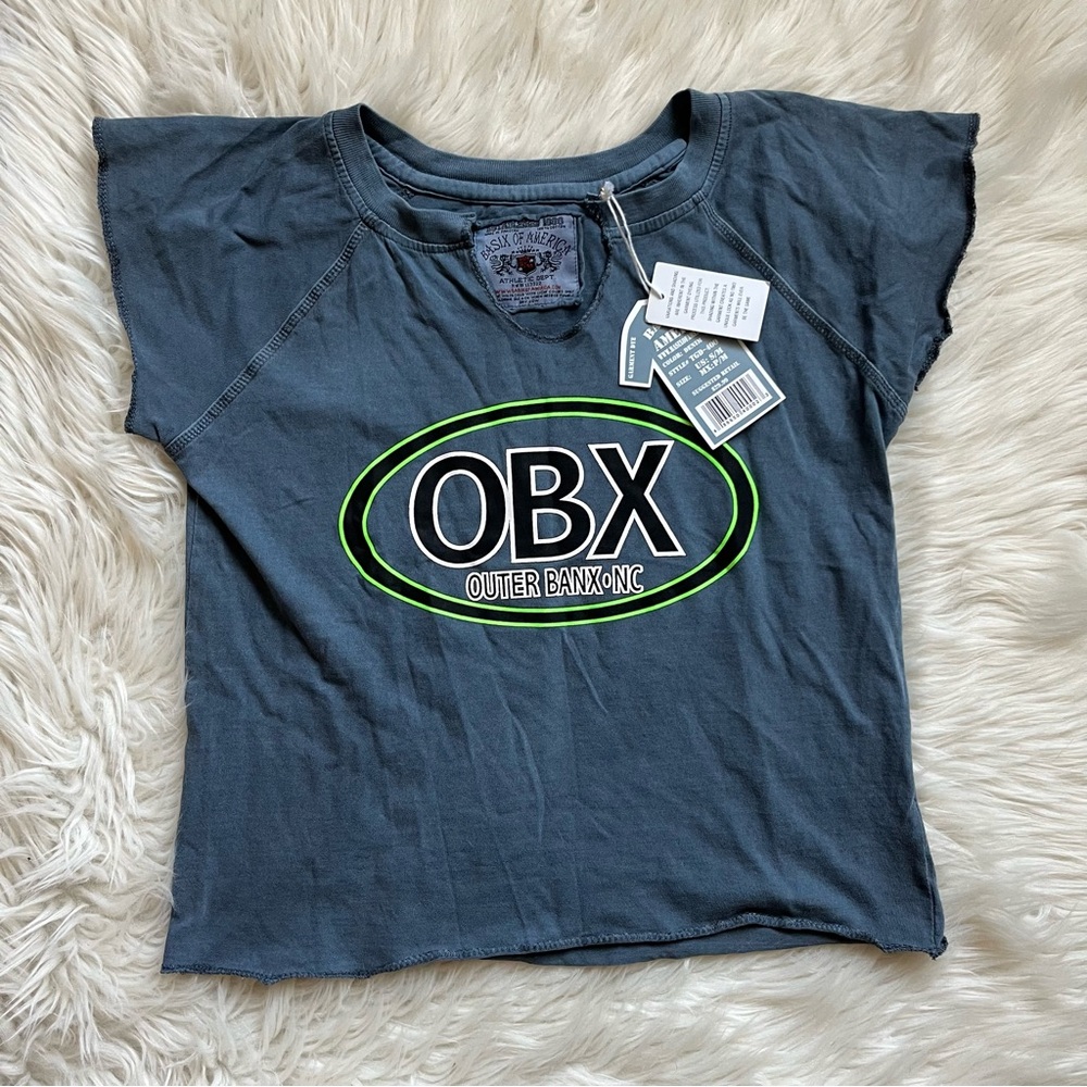 New with Tags! OBX short sleeve sweatshirt